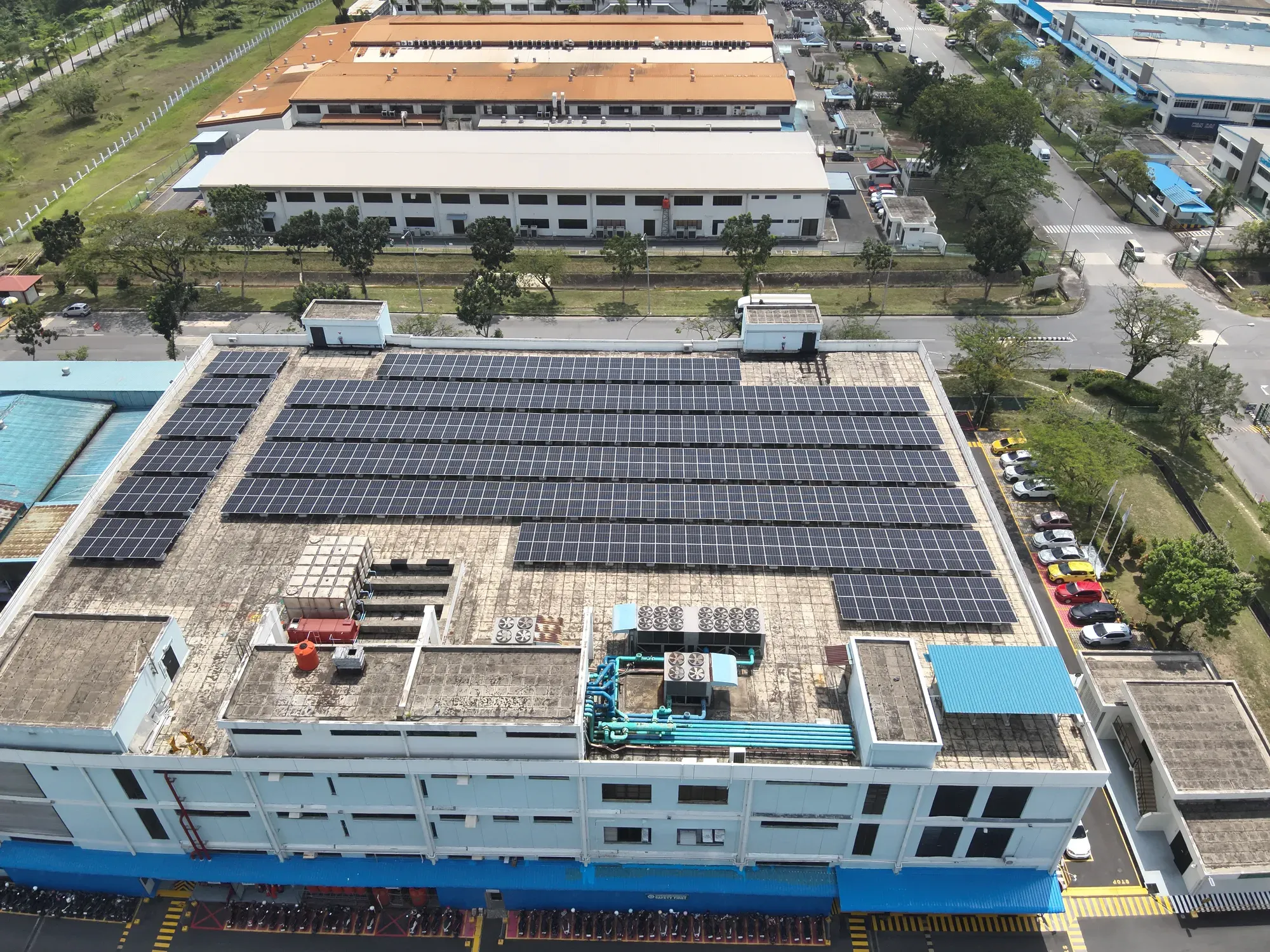 Industrial Rooftop Solar #1 — solar PV project by PT ANTS Global Sistem in Batam, Indonesia